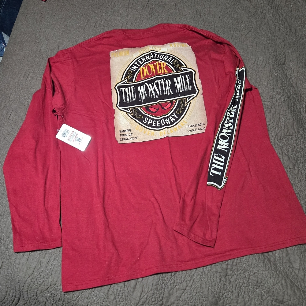 NASCAR Fanatics NWT Size 2XL Dover International Speedway Long Sleeve Top  NEW